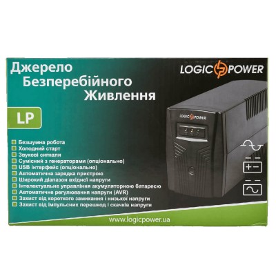 Джерело безперебійного живлення (ДБЖ) LogicPower LP 650VA-P (1879)