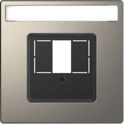 Лицевая панель (центральная накладка) для TAE/Audio Merten D-Life никель (MTN4250-6050)