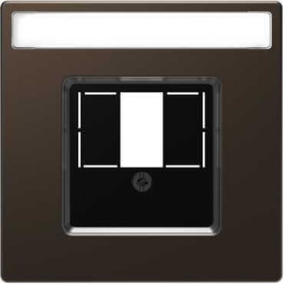 Лицевая панель (центральная накладка) для TAE/Audio Merten D-Life Мокко (MTN4250-6052)