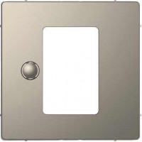 MTN5775-6050 Накладка для сенсорного терморегулятора Merten D-Life "Никель"