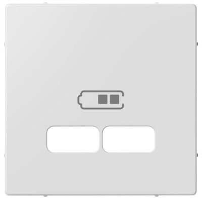 Накладка для USB-розетки (2 входи). Колір Активний Білий (MTN4367-0325)