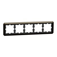 ⚡Рамка 5-ти постовая D-Antique Merten Schneider Electric мокко (MTN4050-4752) ⚡Рамка 5-ти постовая D-Antique Merten Schneider Electric мокко (MTN4050-4752)