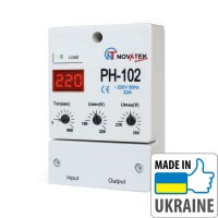 Однофазное мощное реле напряжения Новатек-Электро РН-102 (NTRN10200)