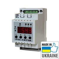 Добово-тижневий таймер з функцією реле напруги Новатек-Електро РН-16ТM