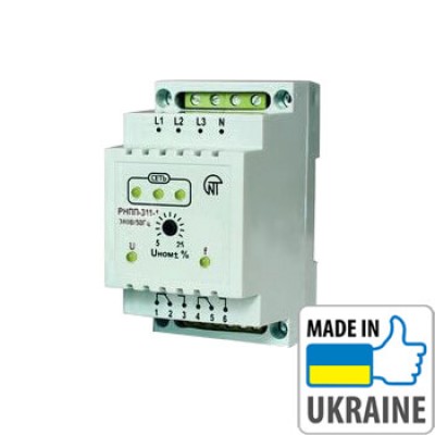 Трифазне реле контролю напруги Новатек-Електро РНПП-311-1 (NTRNP3111)