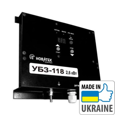 Універсальний блок захисту однофазних електродвигунів Новатек-Електро УБЗ-118