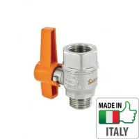 Кран шаровый Rigamonti  для автовоздушника 1/2" никелированный