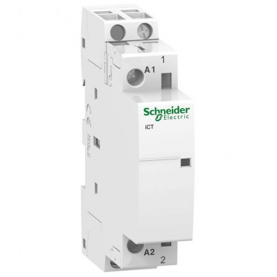 Модульний контактор Schneider Electric Acti 9 iCT, 16 А, 1NO, 230-240В, ~50 Гц