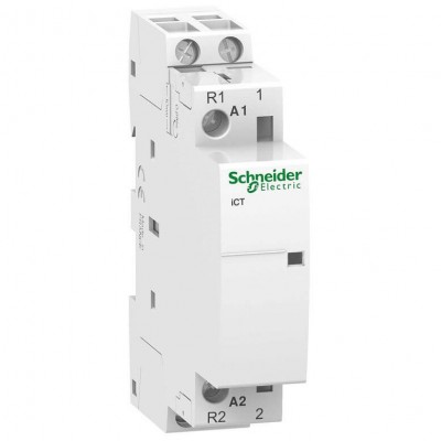 Модульный контактор Schneider Electric Acti 9 iCT, 16 Ампер, 1NO+1NC, 220В, ~50 Гц