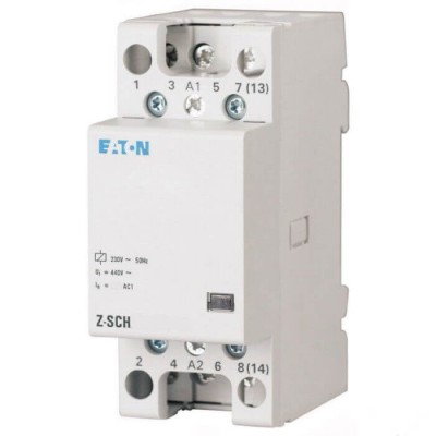 Модульный контактор Eaton (Moeller) Z-SCH230/25-31, 25 Ампер, 3NO+1NC, 220...240В ~50 Гц