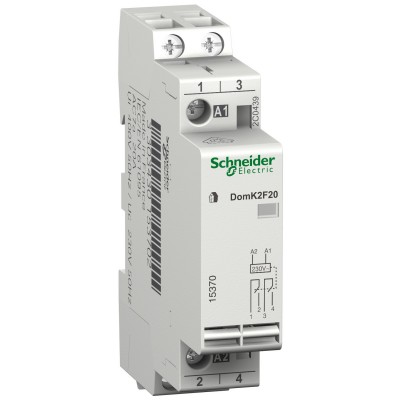Модульный контактор Домовой Schneider Electric CT 20A 2Н.В ~ 240В/50Гц (15370)