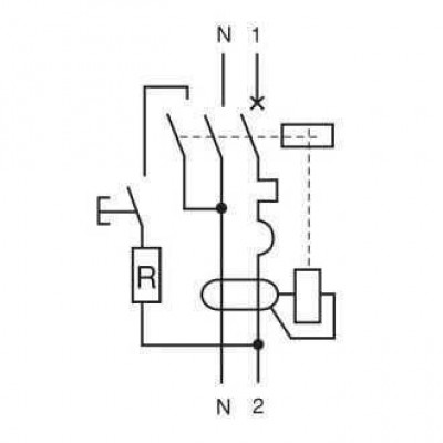 Дифференциальный автоматический выключатель Schneider Electric АД63 Домовой, 16А, 2P, 30мА, C (11473)