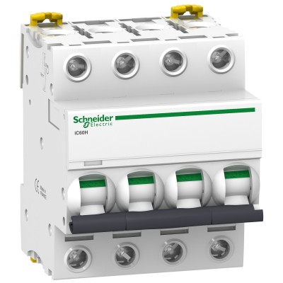 Автоматичний вимикач Schneider Acti9 iC60Н 63 4P С (A9F89463)