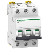 ⚡Автоматический выключатель Schneider Electric Acti9 iC60N 63A, 3P, С, 6кА (A9F79363)