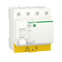 Дифференциальный выключатель нагрузки Resi9 Schneider Electric 63 A, 300 мA, 4P, тип А