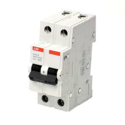 Автоматичний вимикач ABB 63A 2 полюси C BMS412C63 (2CDS642041R0634)