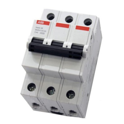 Автоматичний вимикач ABB 10A 3 полюси C BMS413C10 (2CDS643041R0104)