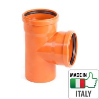 Тройник монтажный PVC для наружной канализации Redi O500/500x87°