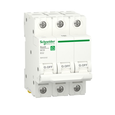 Автоматичний вимикач Schneider Electric серії Resi9 32А, 3P, В, 6кА (R9F02332)