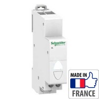Световой индикатор на DIN-рейку Schneider Electric Acti 9 iIL, простой индикатор, белый, 12-48В пер./пост. тока