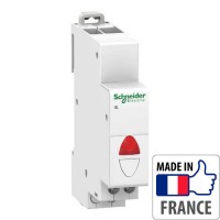 Световой индикатор на DIN-рейку Schneider Electric Acti 9 iIL, простой индикатор, красный, 12-48В пер./пост. тока