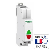 Світловий індикатор на DIN-рейку Schneider Electric Acti 9 iIL, подвійний індикатор, 110-230В змін. струму