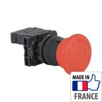 XB5AS8442 Кнопка аварийной остановки Schneider Electric XB5-A, красная, пластик. основание, 1NC