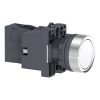 XA2EW31M1 Кнопка з підсвічуванням, LED, 220В, біла, 1 НВ XA2EW31M1 Кнопка з підсвічуванням, LED, 220В, біла, 1 НВ