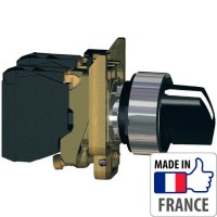 XB4BD25 Переключатель со стандартной ручкой Schneider Electric XB4-B, 2 положения, металл. основание, 1NO/1NC