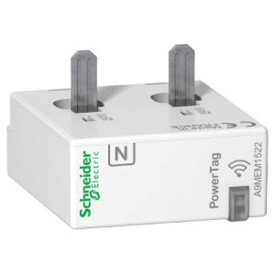 Беспроводной датчик для автоматических выключателей PowerTag 63 А, 1 полюс + нейтраль, Schneider Electric (серия Acti9)