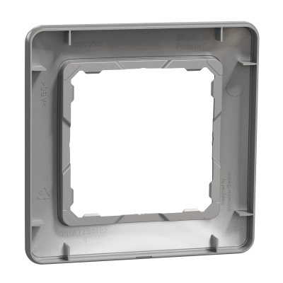 Рамка одинарна алюміній Sedna Design Schneider Electric (SDD313801)
