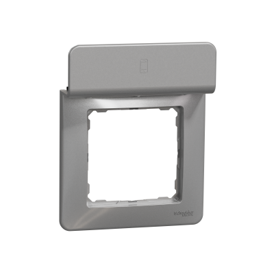 Рамка з підставкою для мобільного алюміній Sedna Design Schneider Electric (SDD313809)
