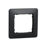 ⚡Рамка одинарная черная Sedna Design (SDD314801)