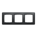 Рамка 3-х постовая черная Sedna Design Schneider Electric (SDD314803)