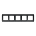 Рамка 5-ти постовая черная Sedna Design Schneider Electric (SDD314805)