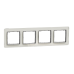Рамка 4-х постова біле скло Sedna Elements Schneider Electric (SDD360804)