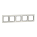 Рамка 5-ти постовая белое стекло Sedna Elements Schneider Electric (SDD360805)