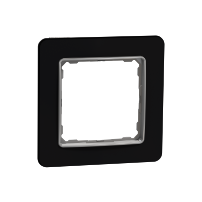 Рамка одинарна чорне скло Sedna Elements Schneider Electric (SDD361801)