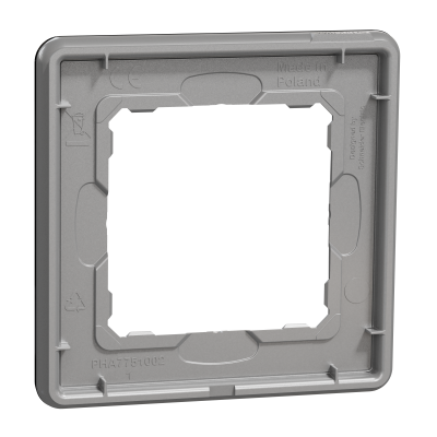 Рамка одинарна чорне скло Sedna Elements Schneider Electric (SDD361801)