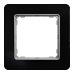 Рамка одинарная черное стекло Sedna Elements Schneider Electric (SDD361801)