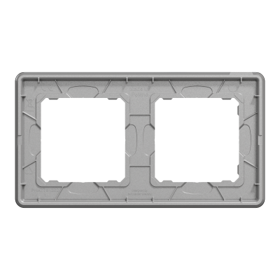 Рамка 2-х постовая черное стекло Sedna Elements Schneider Electric (SDD361802)