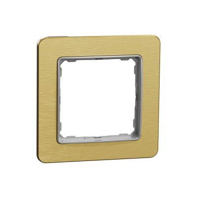 Рамка одинарная матовое золото Sedna Elements Schneider Electric (SDD371801)