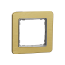 Рамка одинарна матове золото Sedna Elements Schneider Electric (SDD371801)