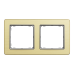 Рамка 2-х постовая матовое золото Sedna Elements Schneider Electric (SDD371802)