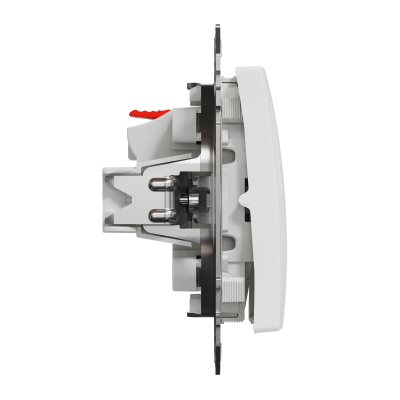 Одноклавішний вимикач білий Sedna Design Schneider Electric (SDD111101)