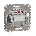 Одноклавішний вимикач з LED підсвіткою білий Sedna Design & Element (SDD111101L)