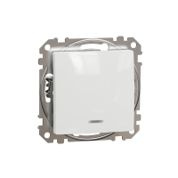 ⚡Одноклавишный выключатель с синей LED подсветкой белый Sedna Design & Element (SDD111101L) ⚡Одноклавишный выключатель с синей LED подсветкой белый Sedna Design & Element (SDD111101L)