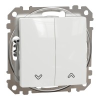 ⚡Вимикач для жалюзі білий Sedna Design & Elements (SDD111104)