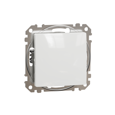 Переключатель одноклавишный белый Sedna Design & Element (SDD111106)