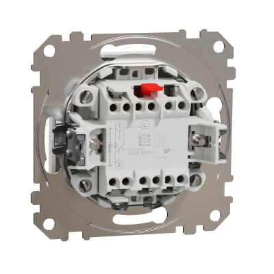 Кнопка на два направления белая Sedna Design & Element Schneider Electric (SDD111116)